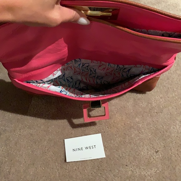Brand new pink and brown Nine West bag - Picture 4 of 7